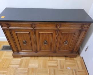 Hall piece with black marble top