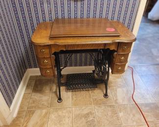 Beautiful refinished vintage sewing machine