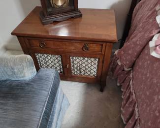 One of two Henredon nightstands...