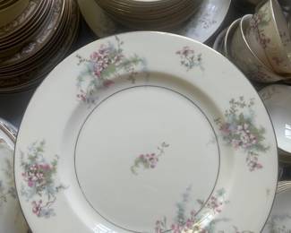 Large collection of Apple Blossom China by Haviland