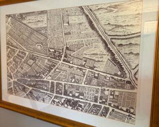 City streets lithograph - 2 of 3