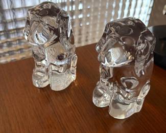 Orrefor glass figurines