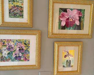Original watercolor artwork - framed