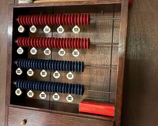 Counter included with pool table