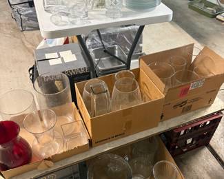 Glass florist vases