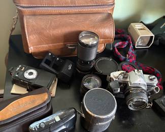 35 MM cameras and lenses