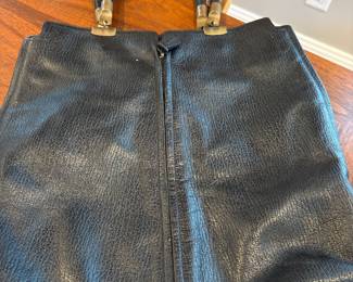 Italian leather black purse - excellent condition