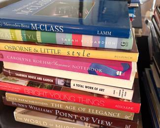 Coffee table books - large selection