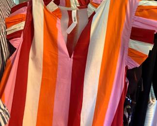 Striped sun dress - size L
