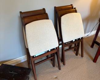 Folding chairs (2 sets of 4 available)