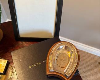 Ralph Lauren Picture frame and accessory tray