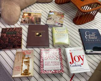 Cook books - just a sampling - lots more to choose from :)