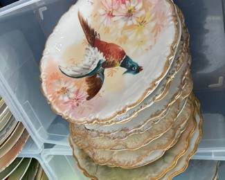 Limoges Hand Painted Plates $ 64.00 - $ 80.00 each
