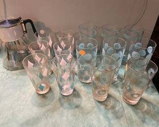 Vintage glassware