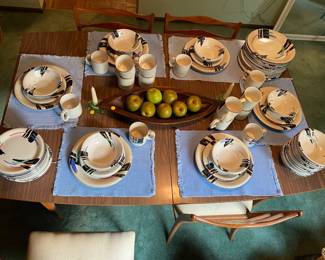 Colorful dishes
