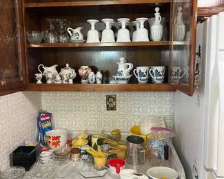 Vintage dishes and misc