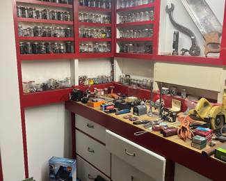 Men’s heaven lol. Every nut bolt, saw, power tools, new and old