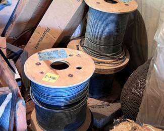 More spools of wiring