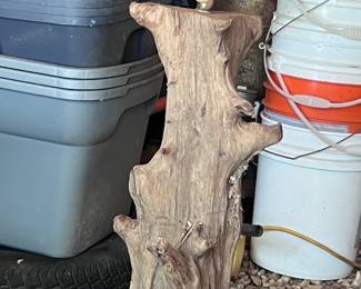 Love wood lamp