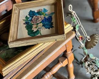 Just another glimpse of art and chairs and lighting available