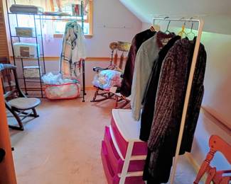 upstairs