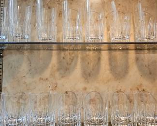 Baccarat France Rotary Double Old Fashioned Glasses