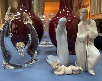 Murano & Lladro Nativity Sets