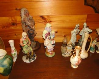 Figurines and vases