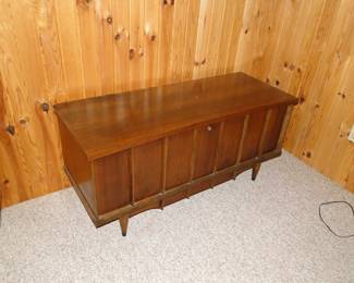 Mid Century Modern chest with secret compartment underneath