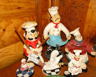 Six different Chef's in various stages of intoxication
