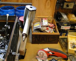 Another nailer, and electric cutter. 