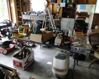 Garage is overflowing with treasures