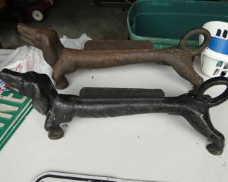 Cast iron boot, and or shoe cleaners
