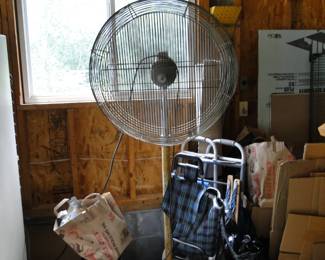 Large industrial fan, and yes, it does work