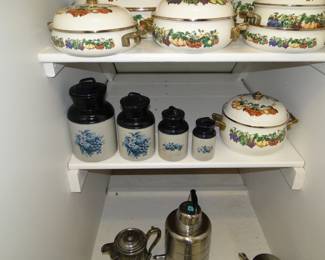 McCoy pottery canister set