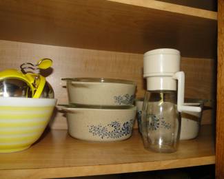 Vintage Pyrex and Corelle