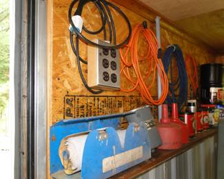 Electrical cords and an extension cord with plugs