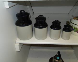 Milk jug canister set