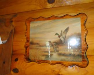 Vintage duck wall art