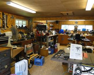 The entire workshop has been set up!  We even cleaned
