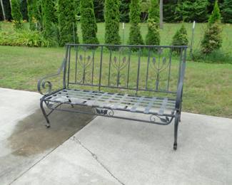 Metal bench, just add cushions