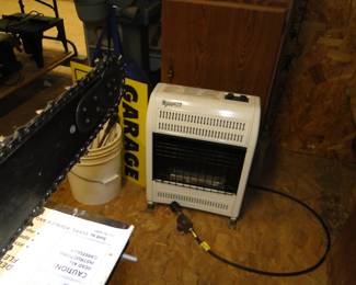 Chain saw tip and heater