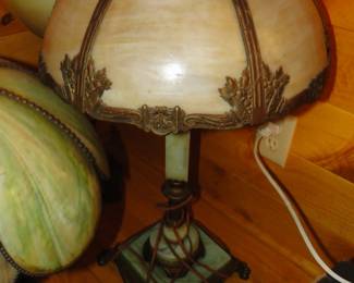 Vintage stained glass lamp