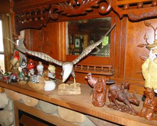 Hand carved items