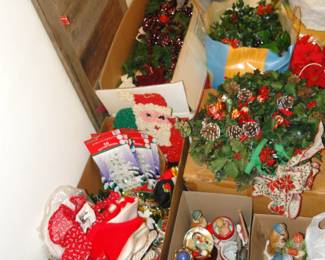 Vintage Christmas items and more
