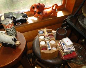 Vintage poker set