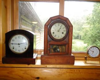 A trio of clocks.  It's thrice time!