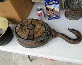 Antique pulley