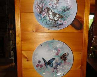 Decorative butterfly plates