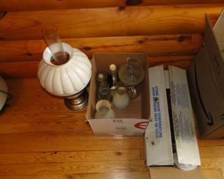 Lamps and things in boxes